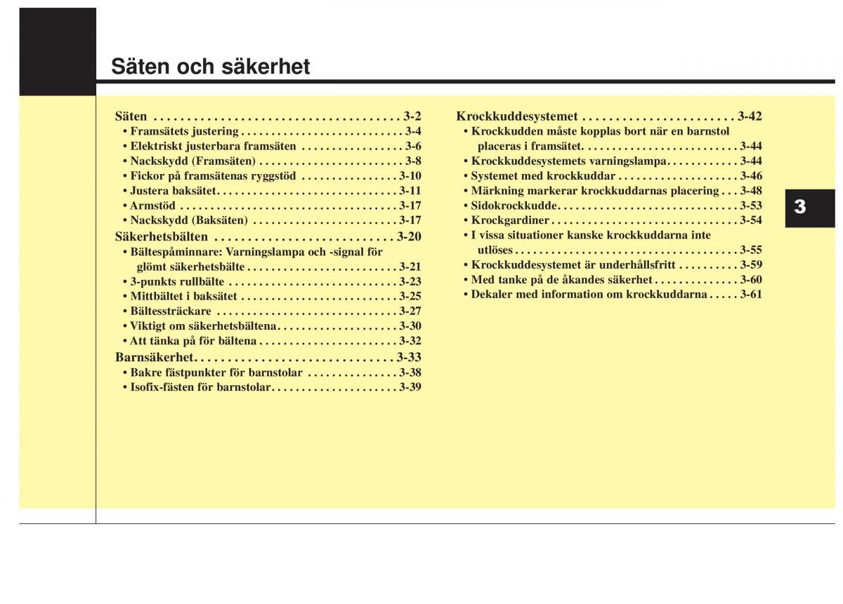 KIA Carens III 3 instruktionsbok / page 28