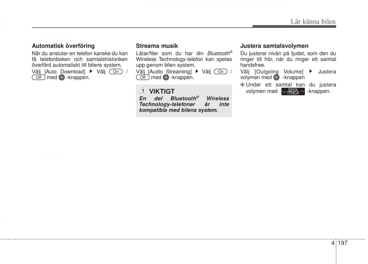 KIA Carens III 3 instruktionsbok / page 285