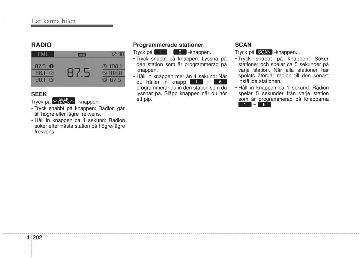 KIA Carens III 3 instruktionsbok / page 290