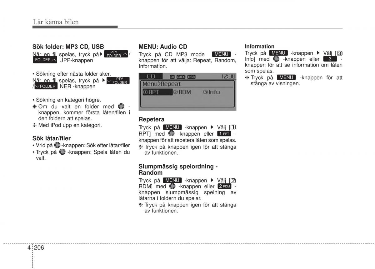 KIA Carens III 3 instruktionsbok / page 294