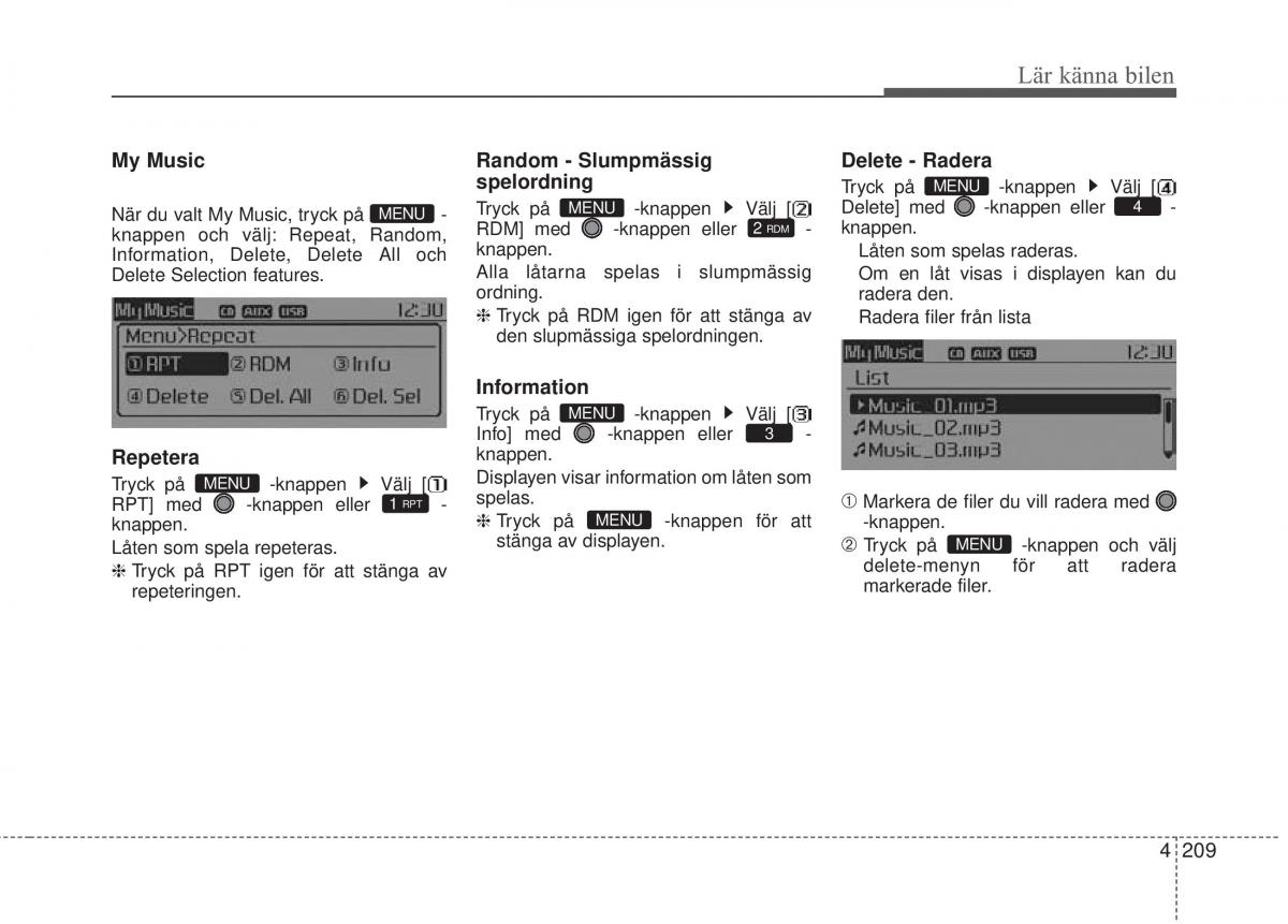 KIA Carens III 3 instruktionsbok / page 297