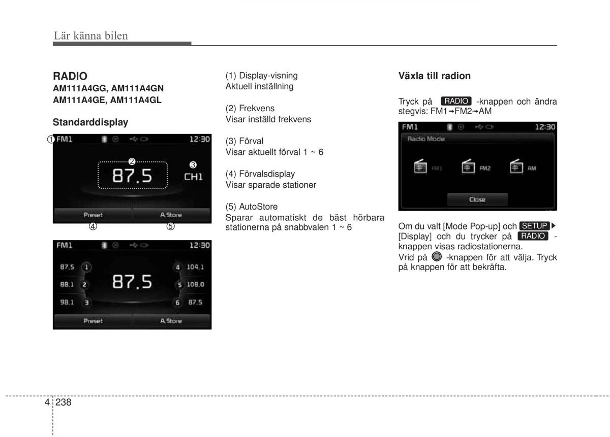 KIA Carens III 3 instruktionsbok / page 326