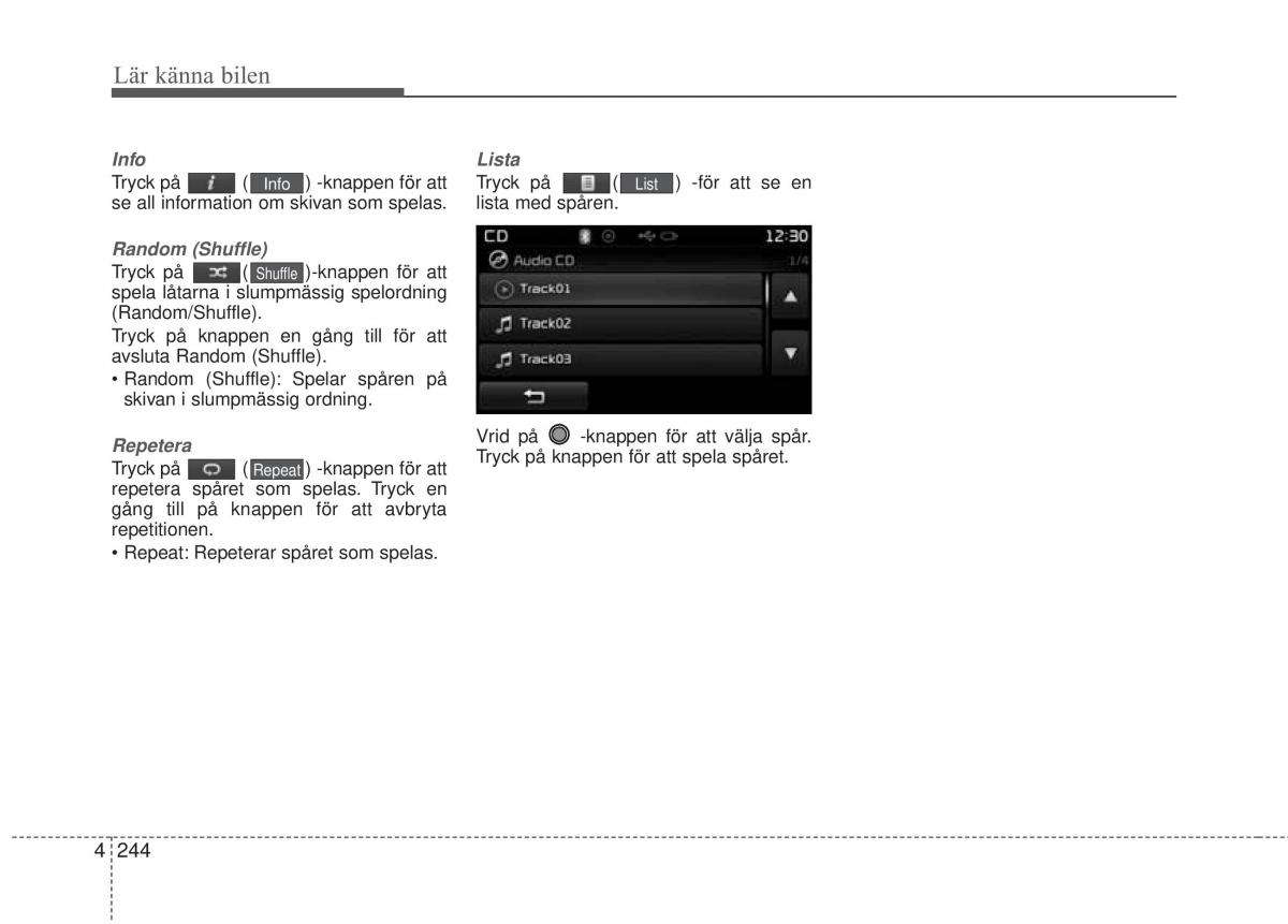 KIA Carens III 3 instruktionsbok / page 332