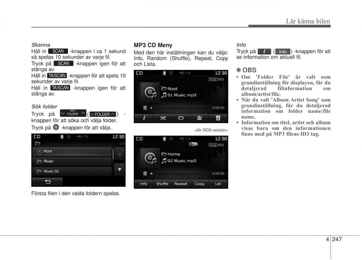 KIA Carens III 3 instruktionsbok / page 335