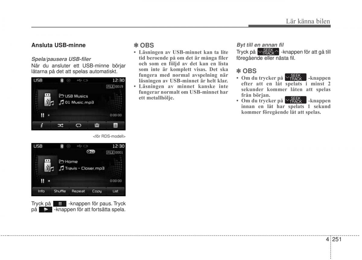 KIA Carens III 3 instruktionsbok / page 339