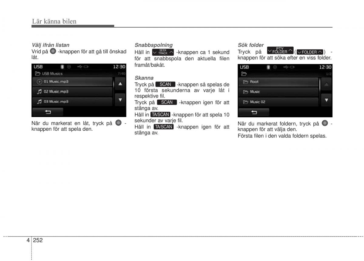 KIA Carens III 3 instruktionsbok / page 340