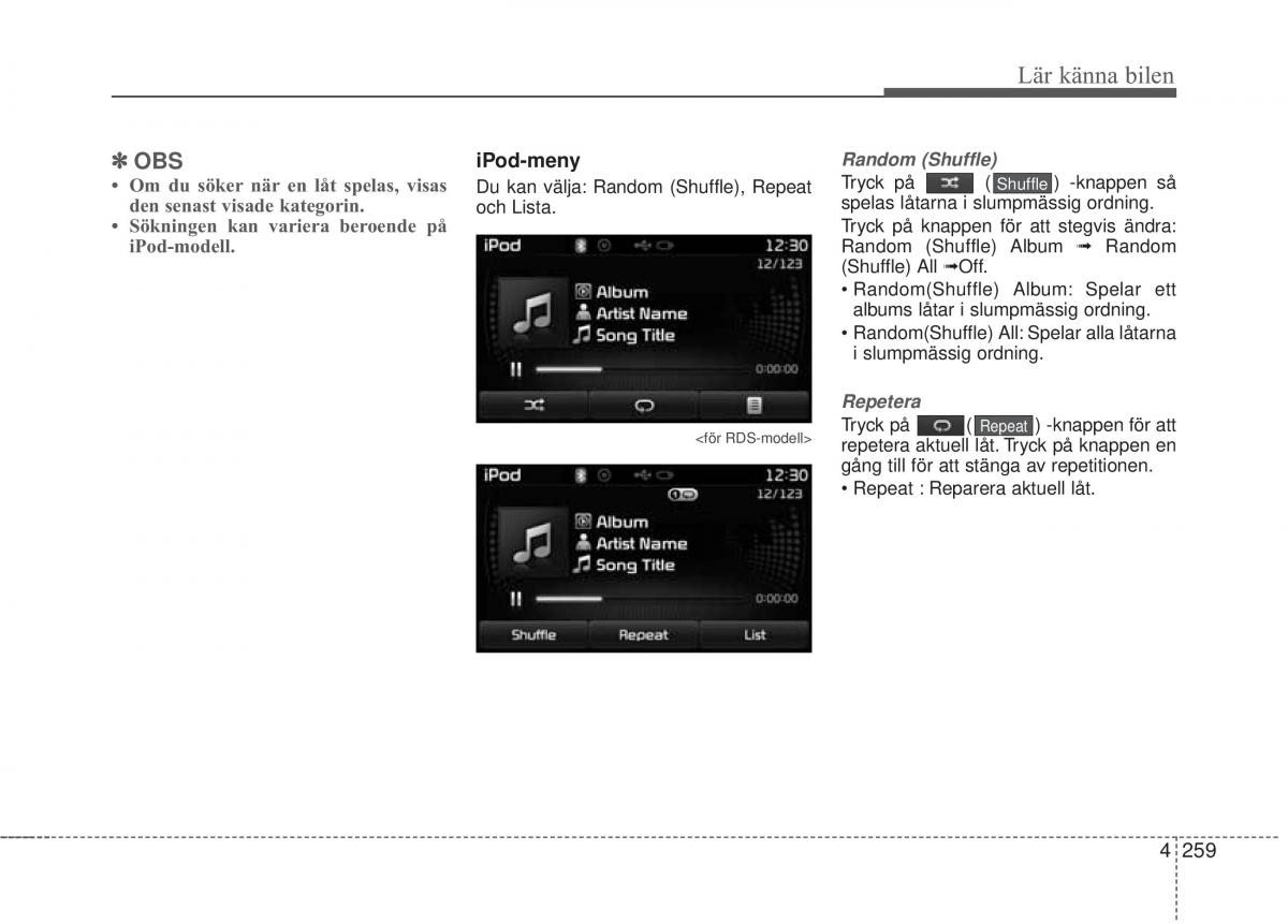 KIA Carens III 3 instruktionsbok / page 347