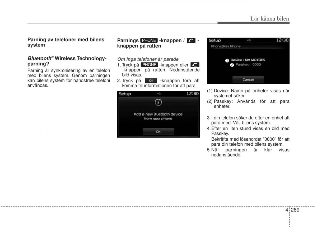 KIA Carens III 3 instruktionsbok / page 357