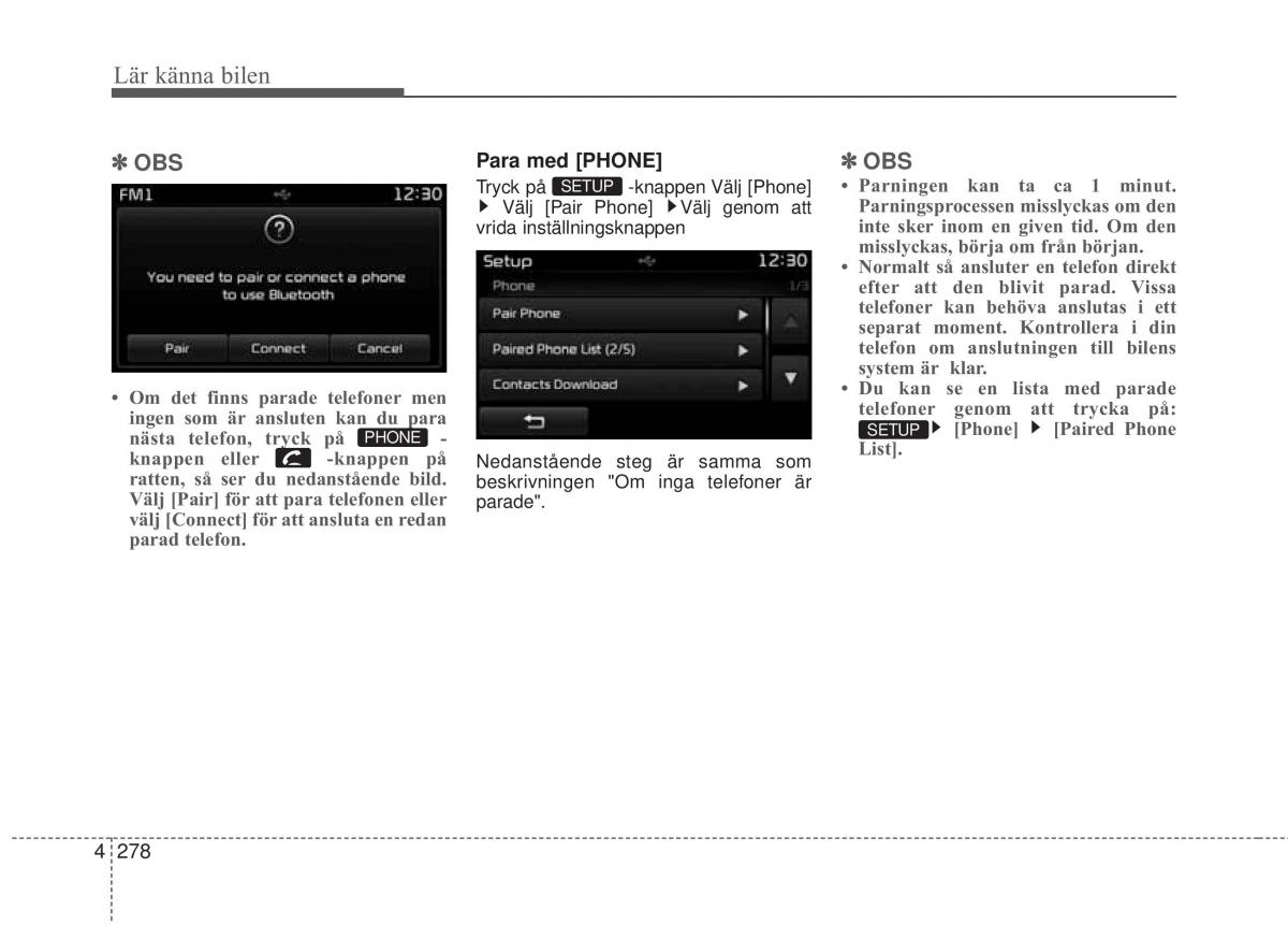 KIA Carens III 3 instruktionsbok / page 366