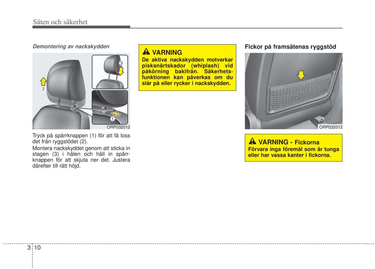 KIA Carens III 3 instruktionsbok / page 37