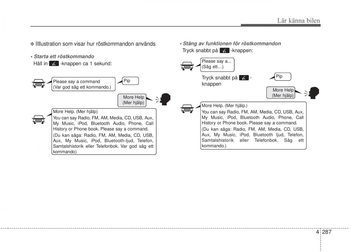 KIA Carens III 3 instruktionsbok / page 375