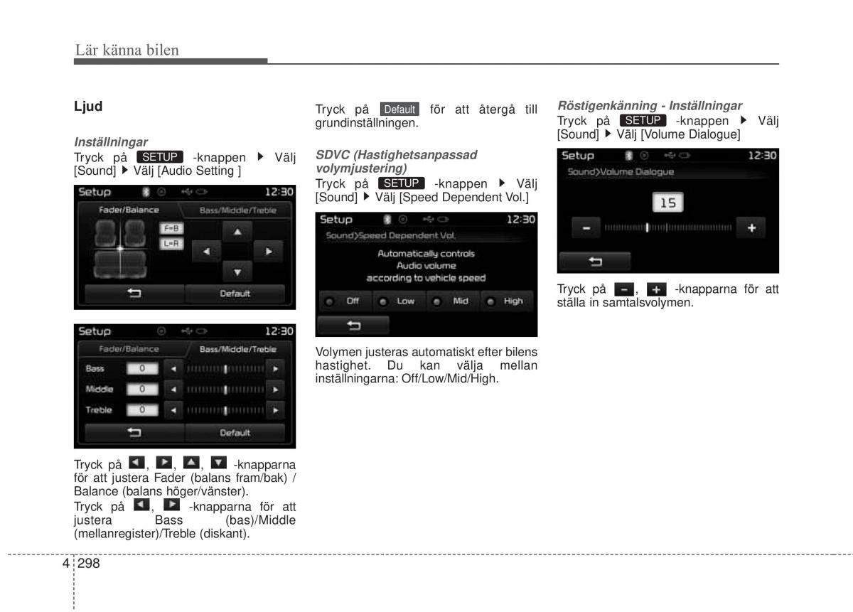 KIA Carens III 3 instruktionsbok / page 386