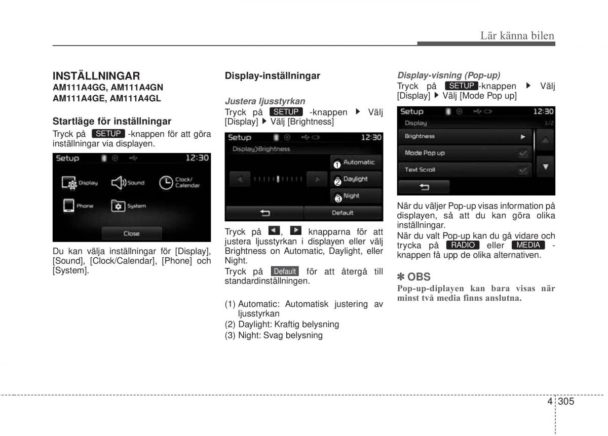 KIA Carens III 3 instruktionsbok / page 393