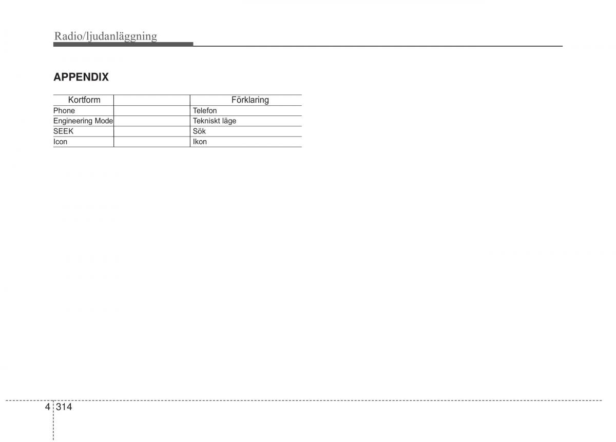 KIA Carens III 3 instruktionsbok / page 402