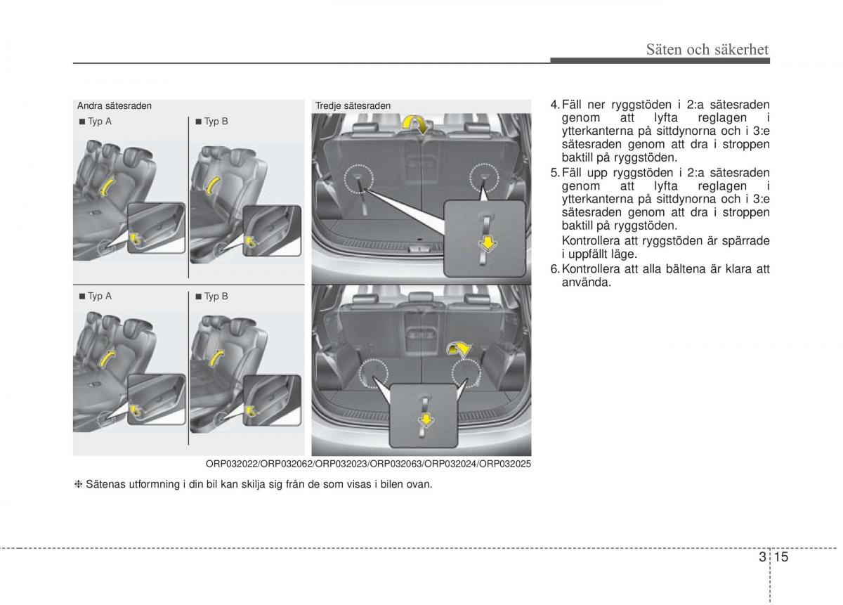 KIA Carens III 3 instruktionsbok / page 42