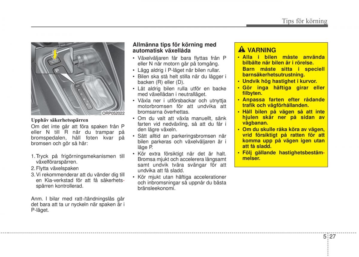 KIA Carens III 3 instruktionsbok / page 429