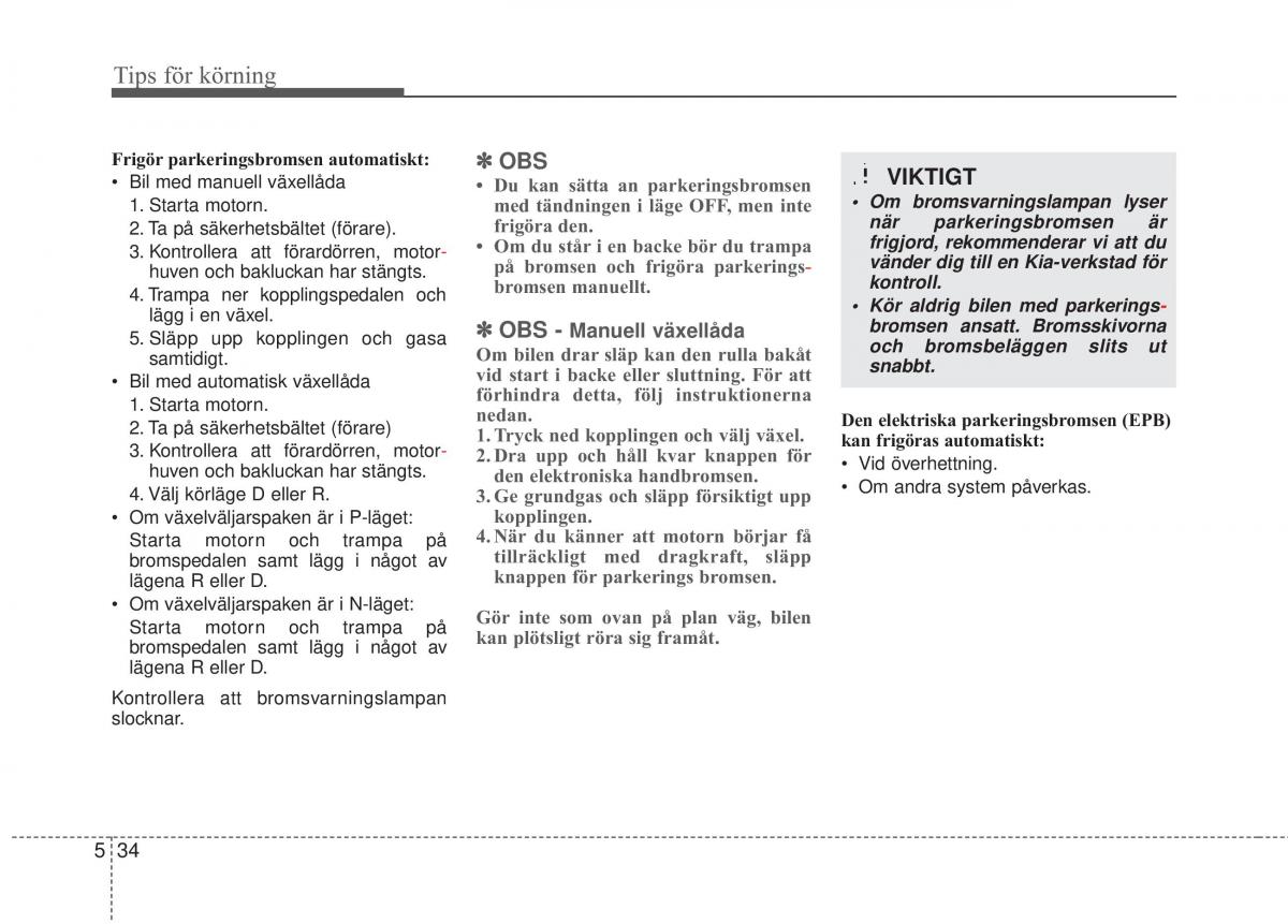 KIA Carens III 3 instruktionsbok / page 436