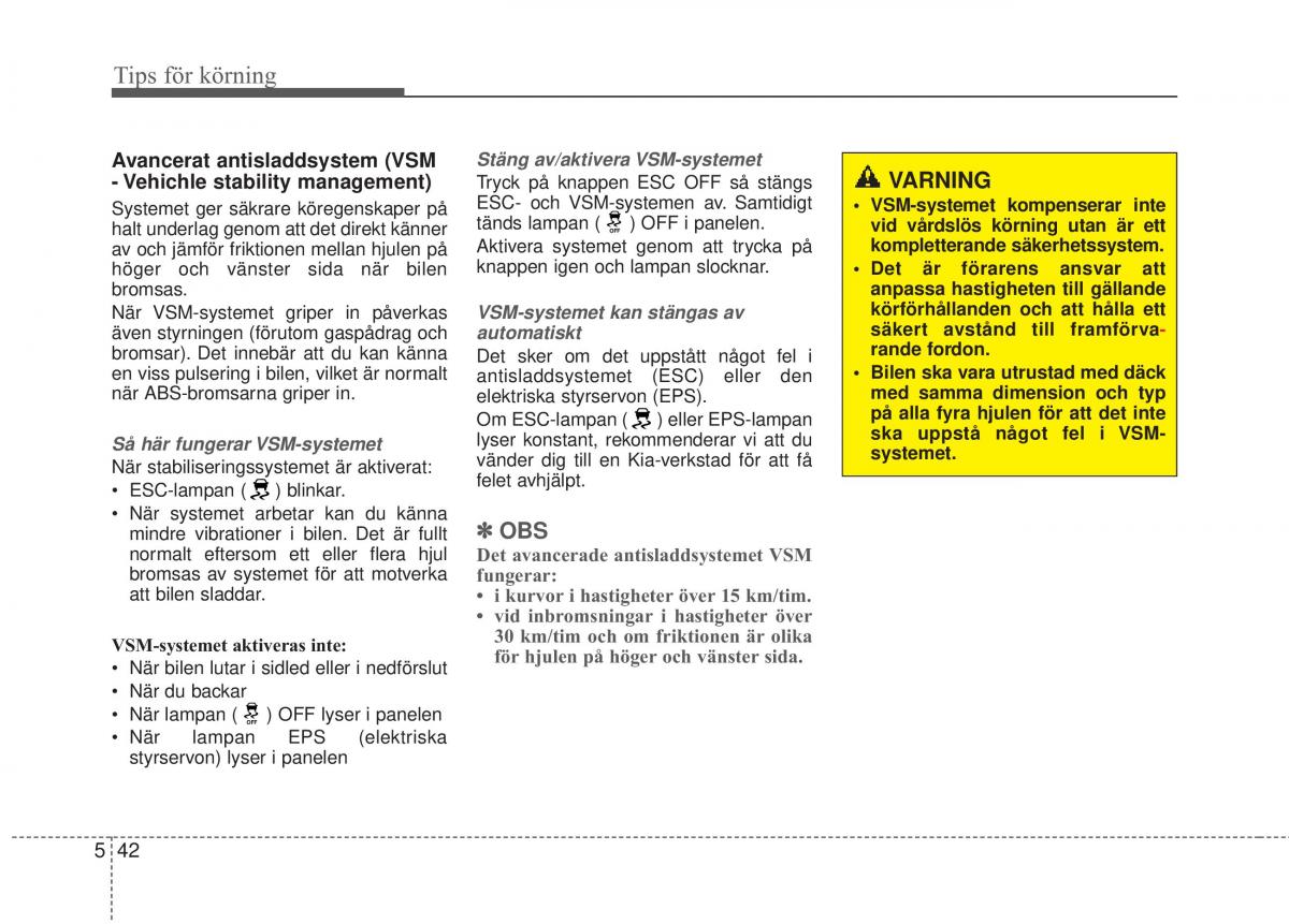 KIA Carens III 3 instruktionsbok / page 444