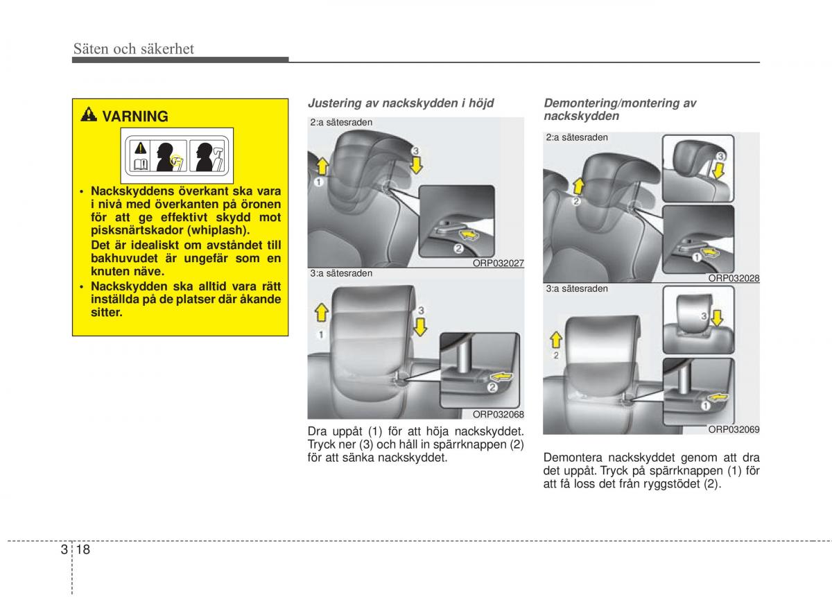 KIA Carens III 3 instruktionsbok / page 45