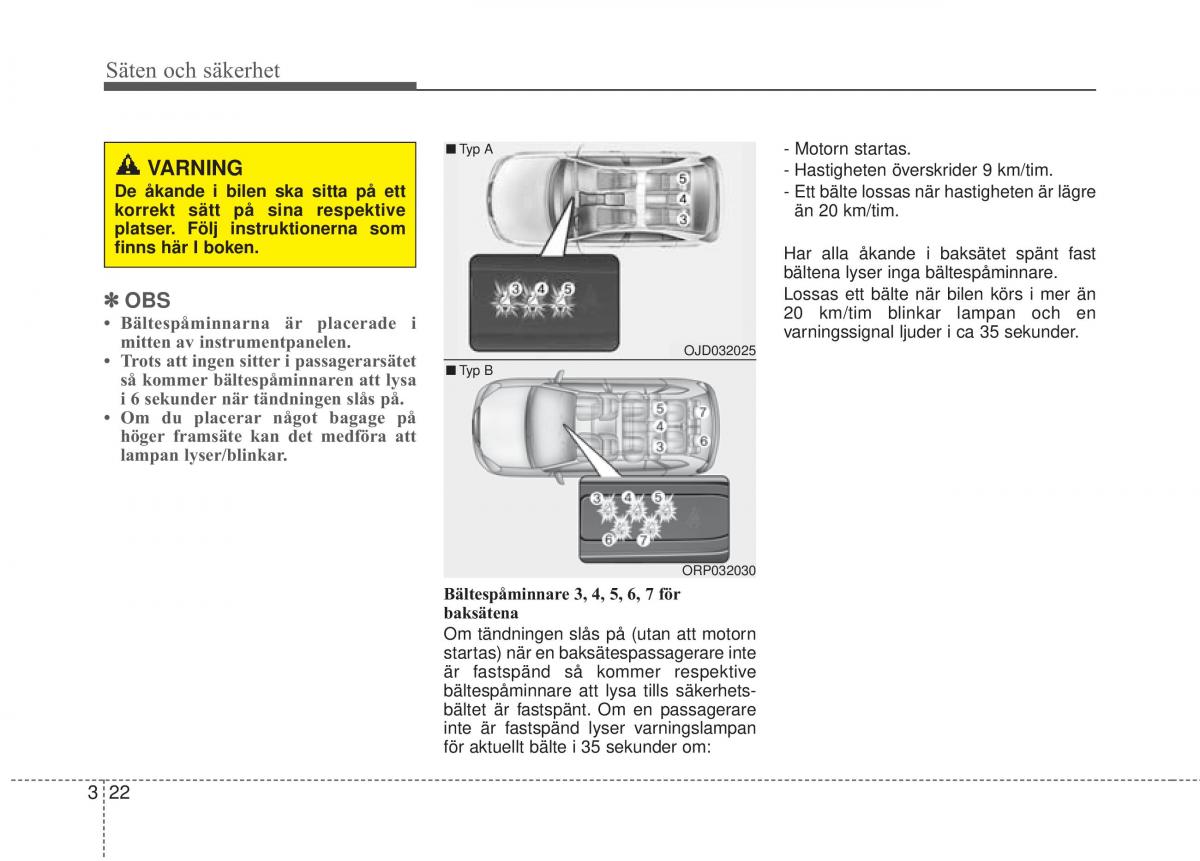 KIA Carens III 3 instruktionsbok / page 49