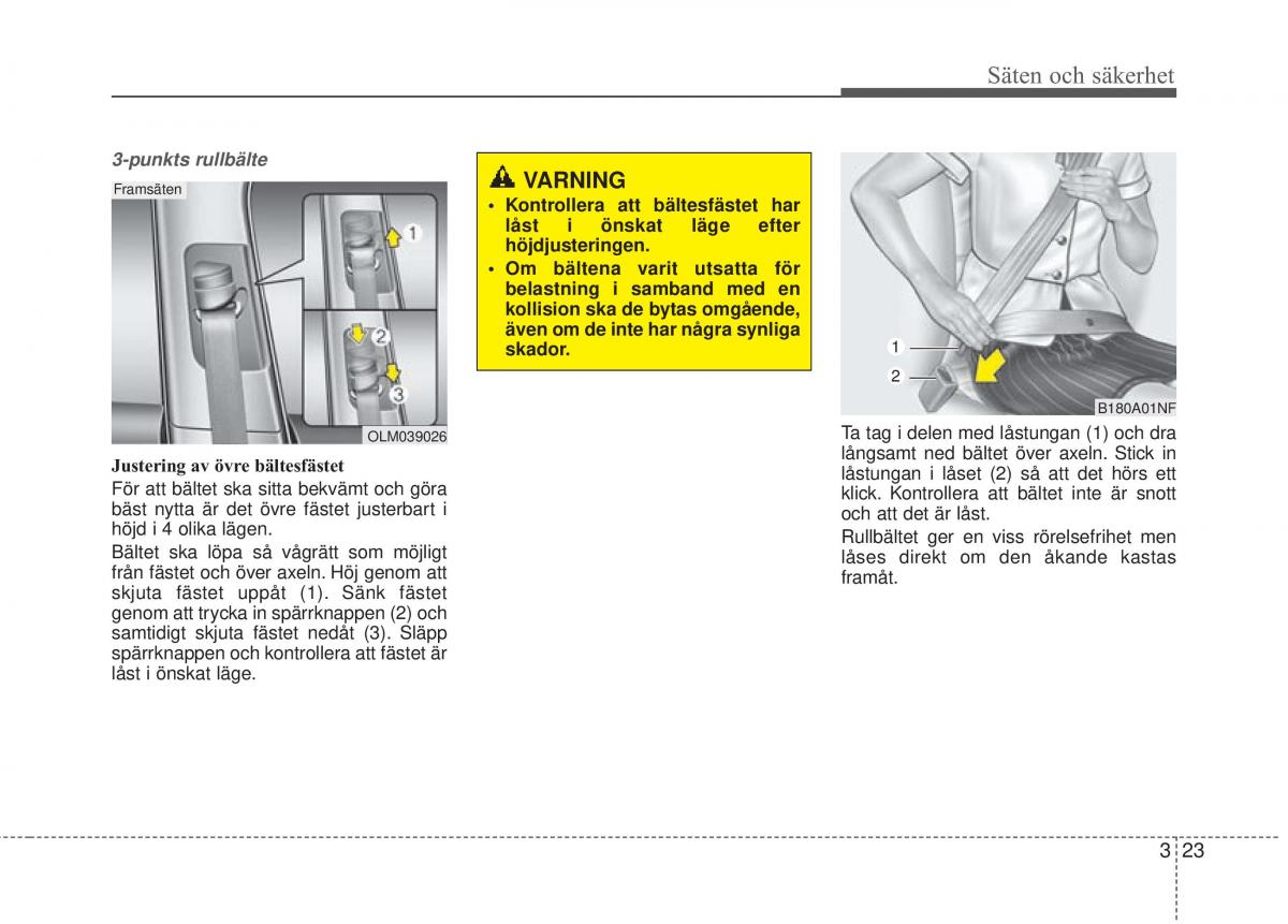 KIA Carens III 3 instruktionsbok / page 50