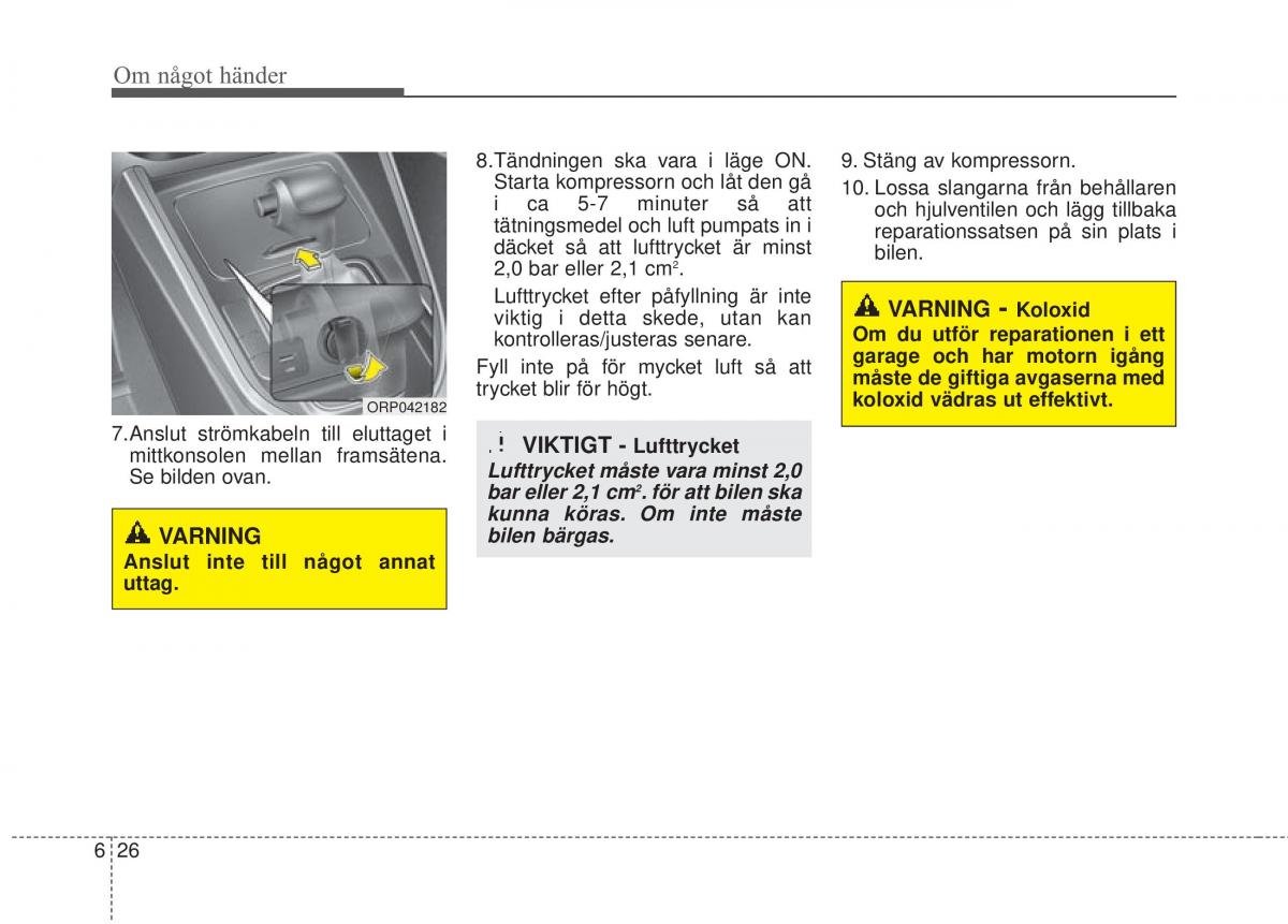 KIA Carens III 3 instruktionsbok / page 500