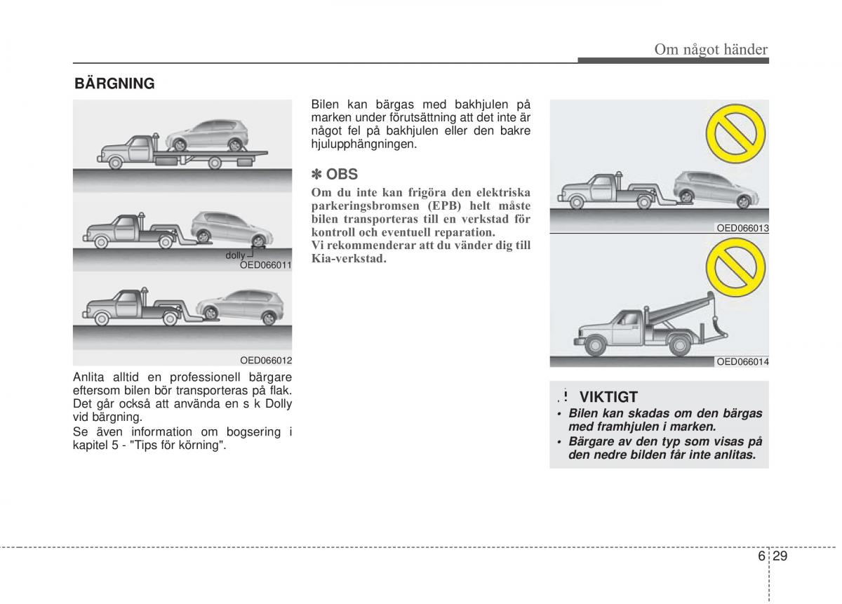 KIA Carens III 3 instruktionsbok / page 503