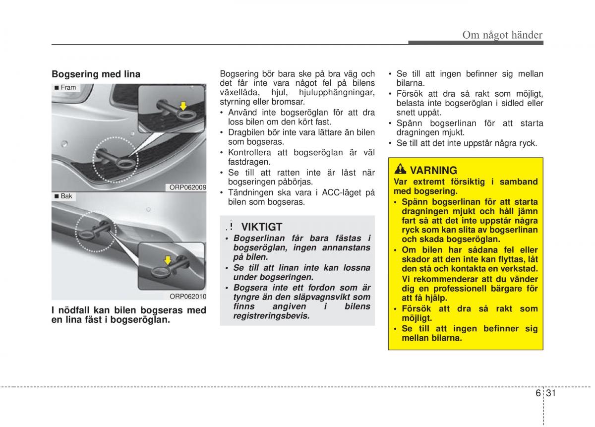 KIA Carens III 3 instruktionsbok / page 505