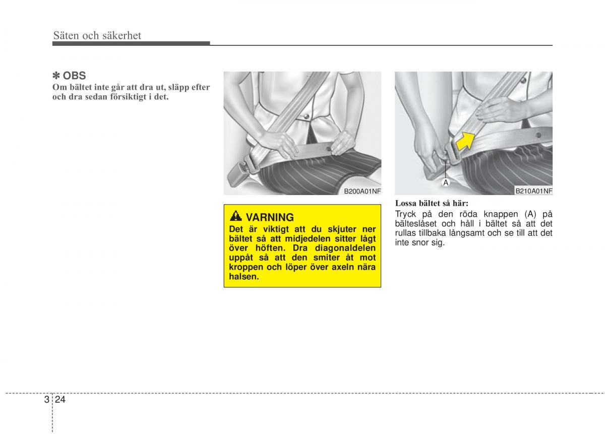 KIA Carens III 3 instruktionsbok / page 51