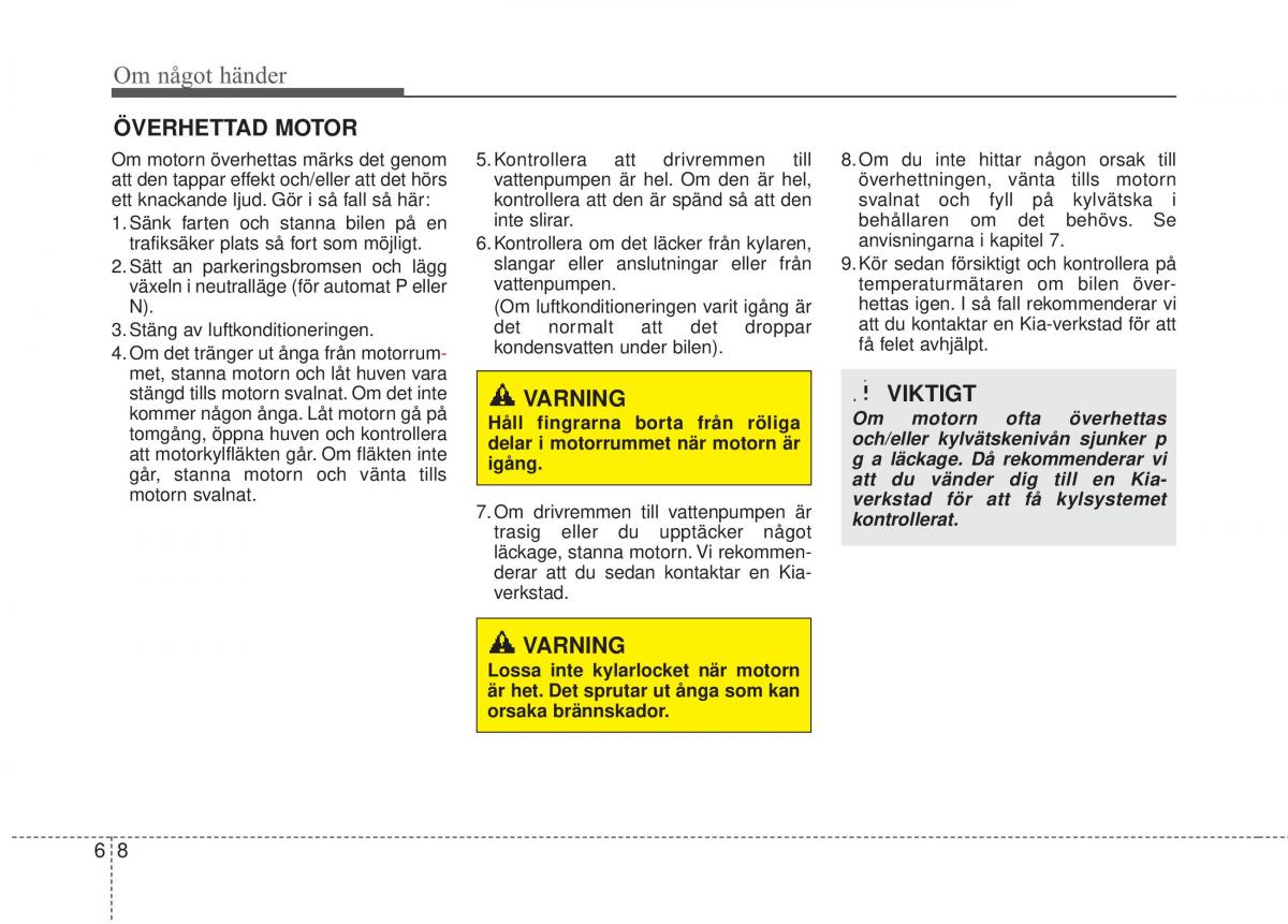 KIA Carens III 3 instruktionsbok / page 515