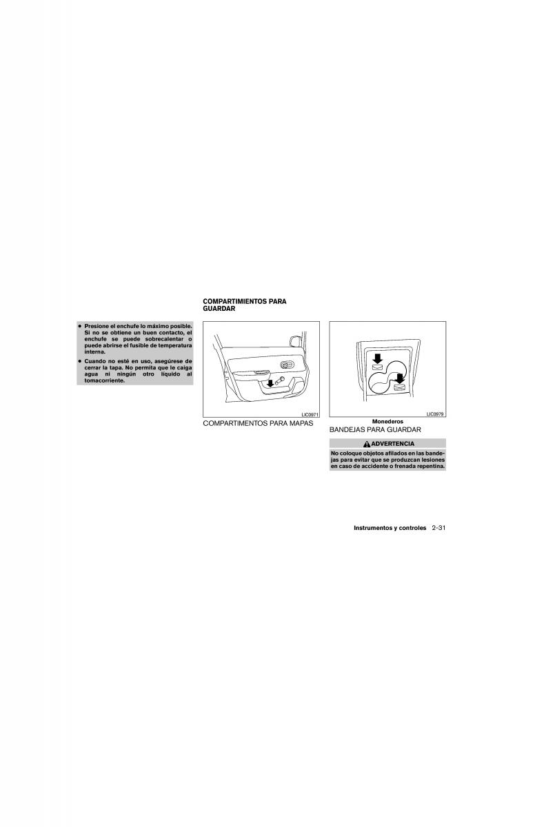 Nissan Tida I 1 manual del propietario / page 109