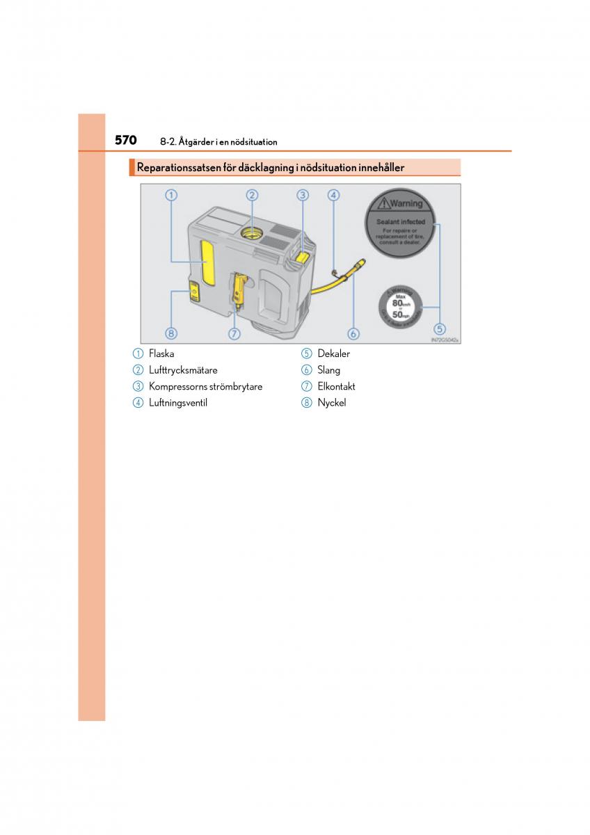 Lexus CT200h instruktionsbok / page 570