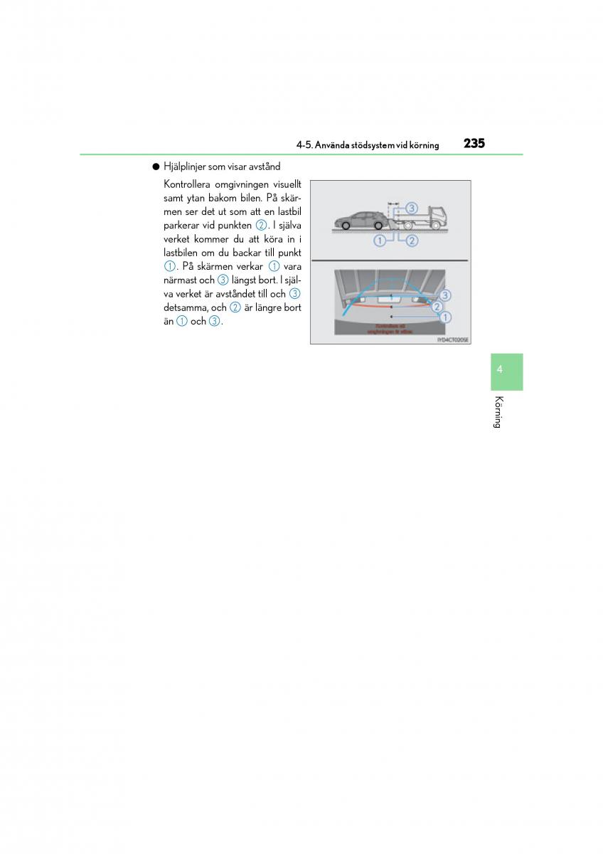 Lexus CT200h instruktionsbok / page 235