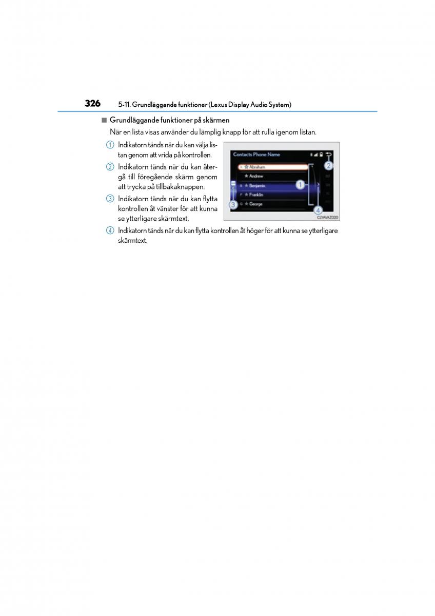 Lexus CT200h instruktionsbok / page 326