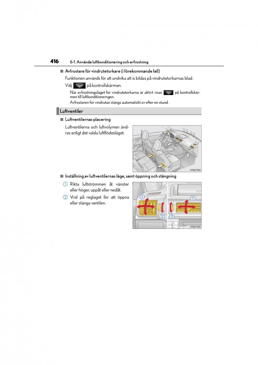 Lexus CT200h instruktionsbok / page 416