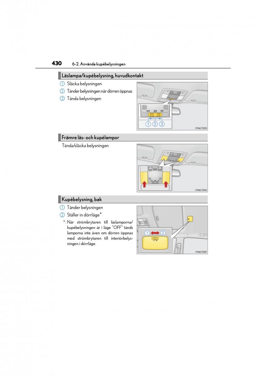 Lexus CT200h instruktionsbok / page 430