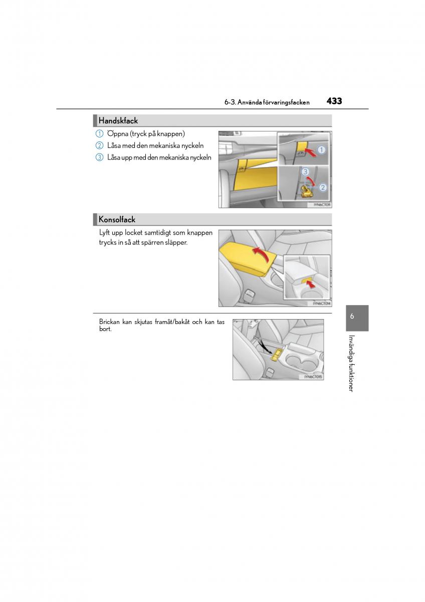 Lexus CT200h instruktionsbok / page 433