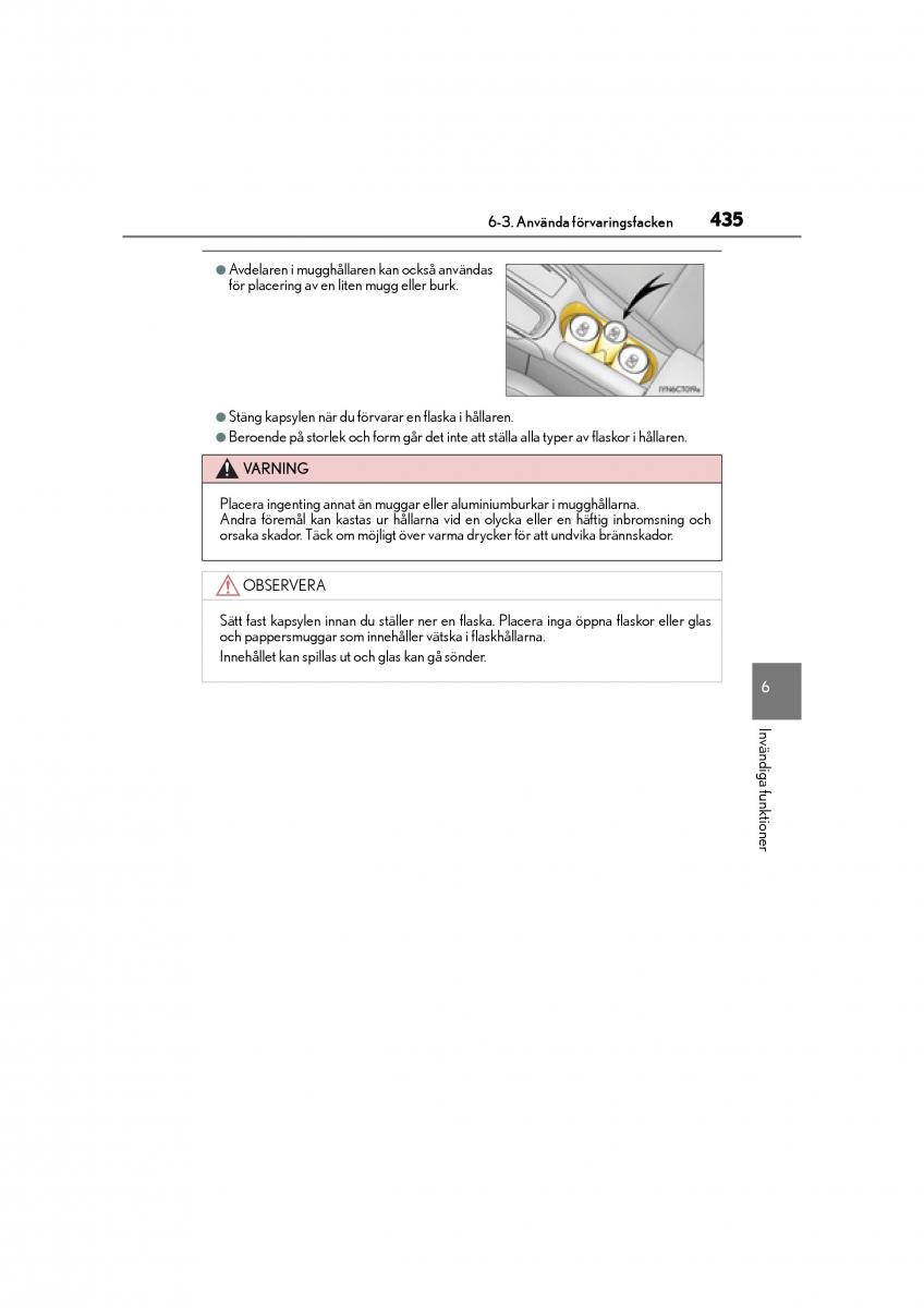 Lexus CT200h instruktionsbok / page 435