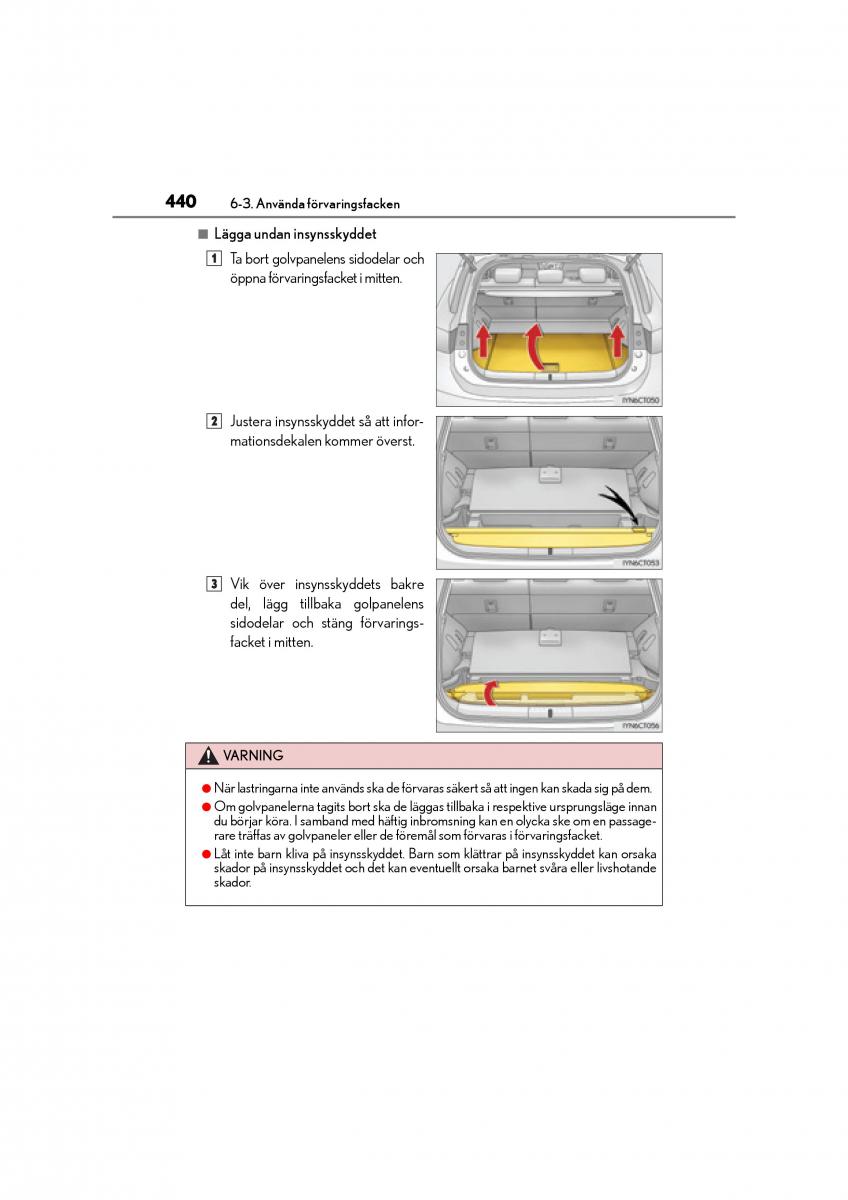 Lexus CT200h instruktionsbok / page 440