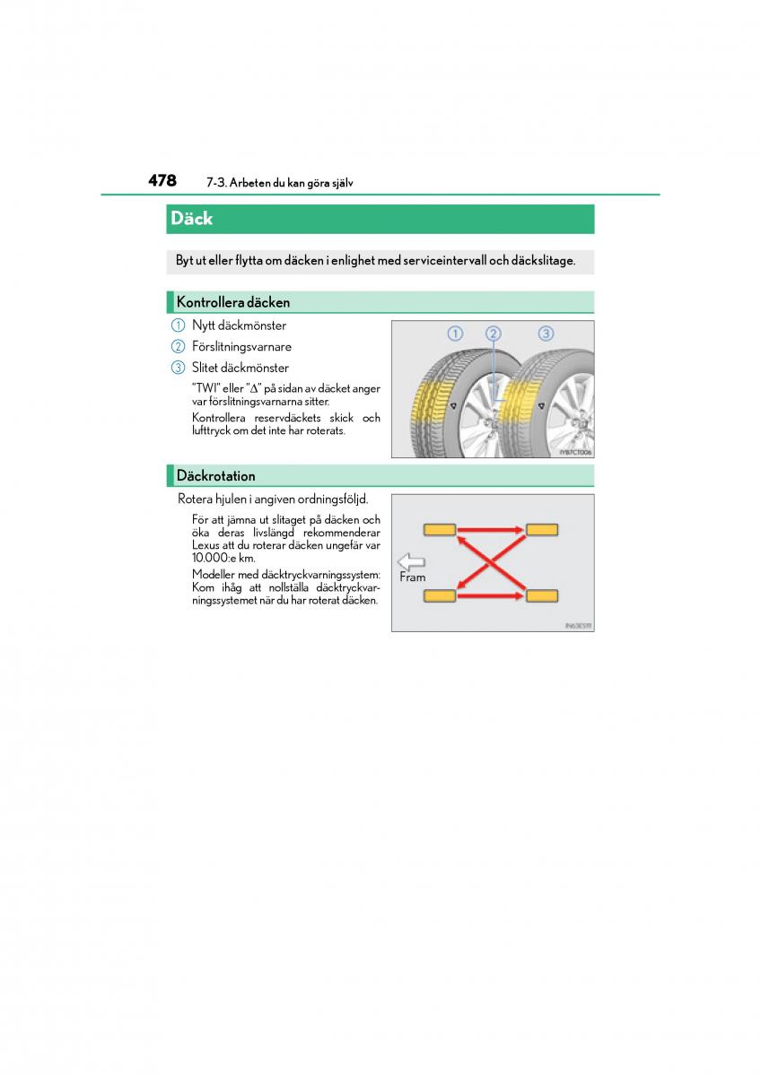 Lexus CT200h instruktionsbok / page 478