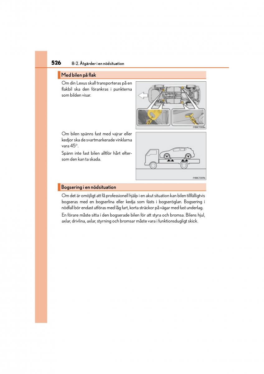 Lexus CT200h instruktionsbok / page 526