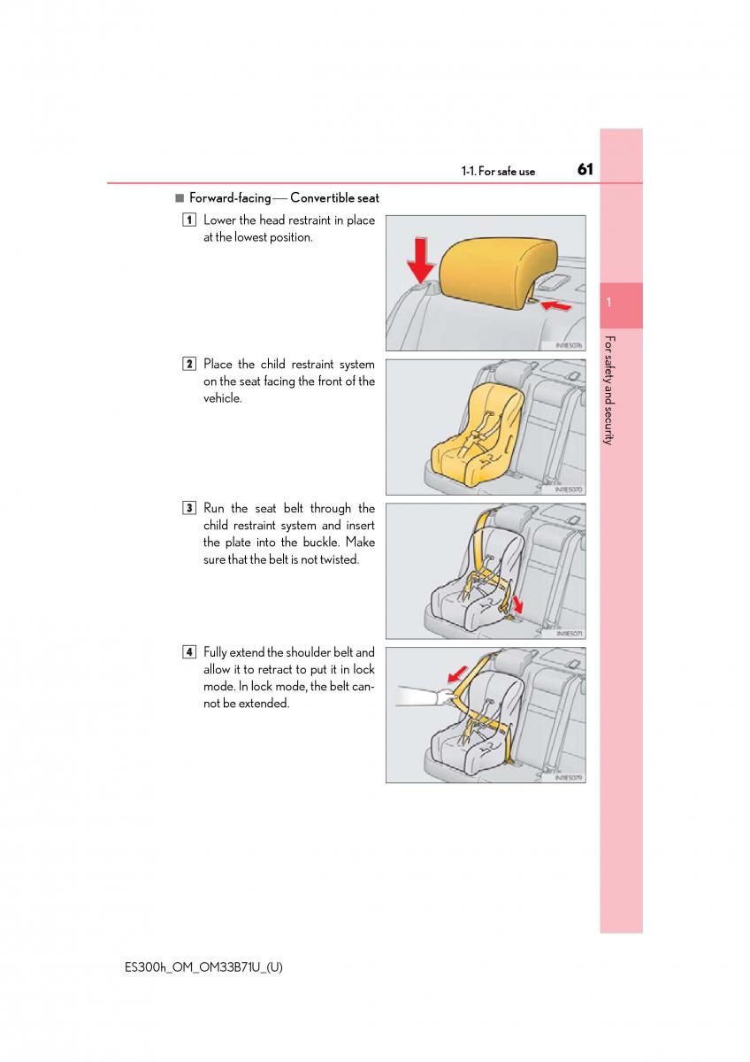 manual  Lexus ES300h VI 6 XV60 owners manual / page 61