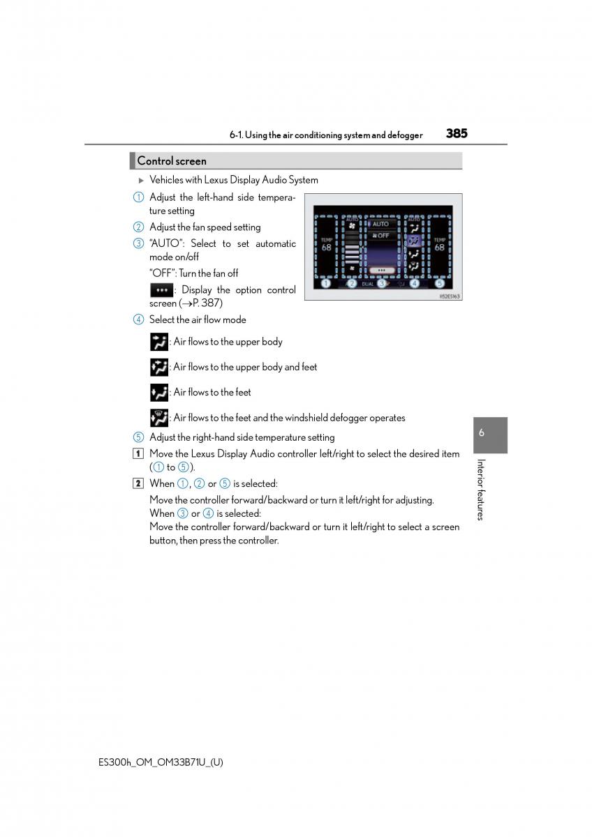 manual  Lexus ES300h VI 6 XV60 owners manual / page 385