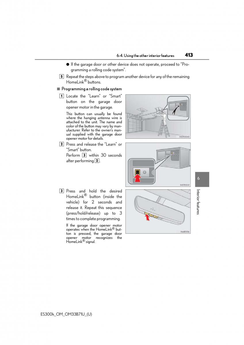 manual  Lexus ES300h VI 6 XV60 owners manual / page 413