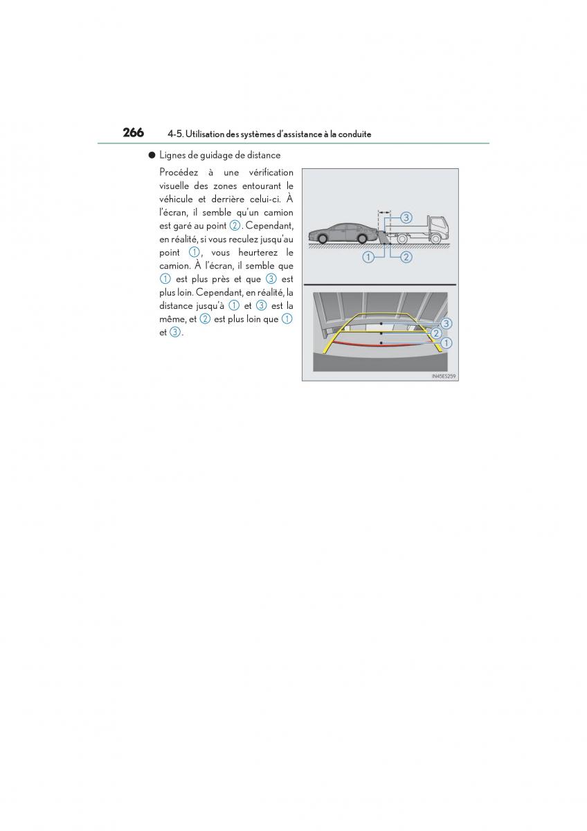 Lexus ES300h VI 6 XV60 manuel du proprietaire / page 268