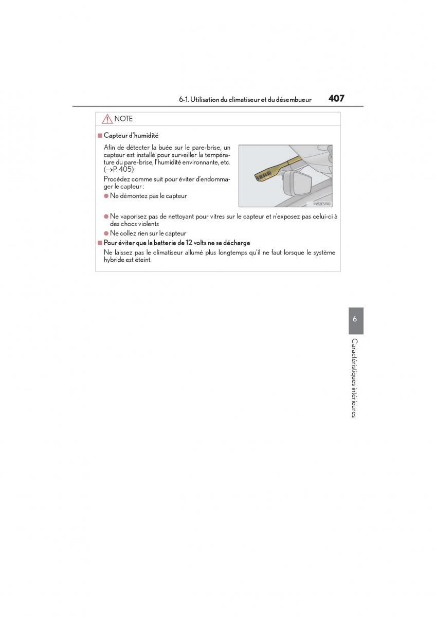 Lexus ES300h VI 6 XV60 manuel du proprietaire / page 409