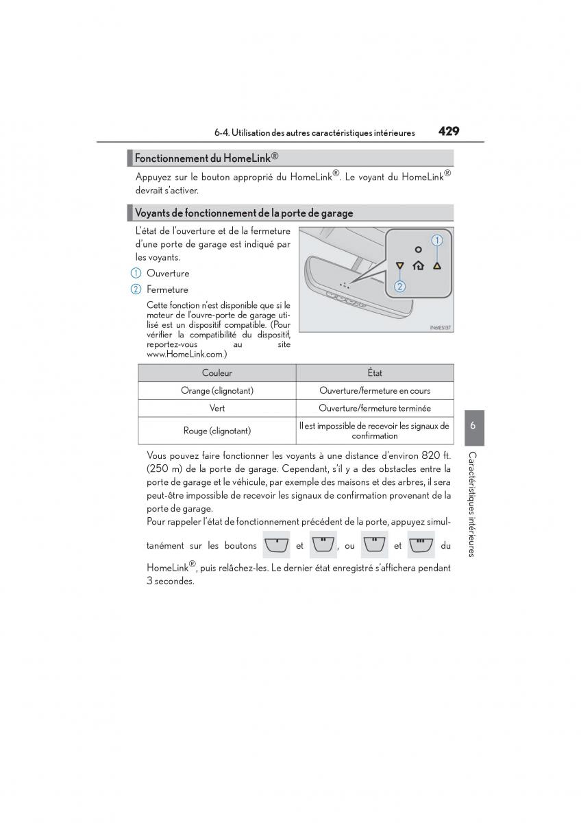 Lexus ES300h VI 6 XV60 manuel du proprietaire / page 431