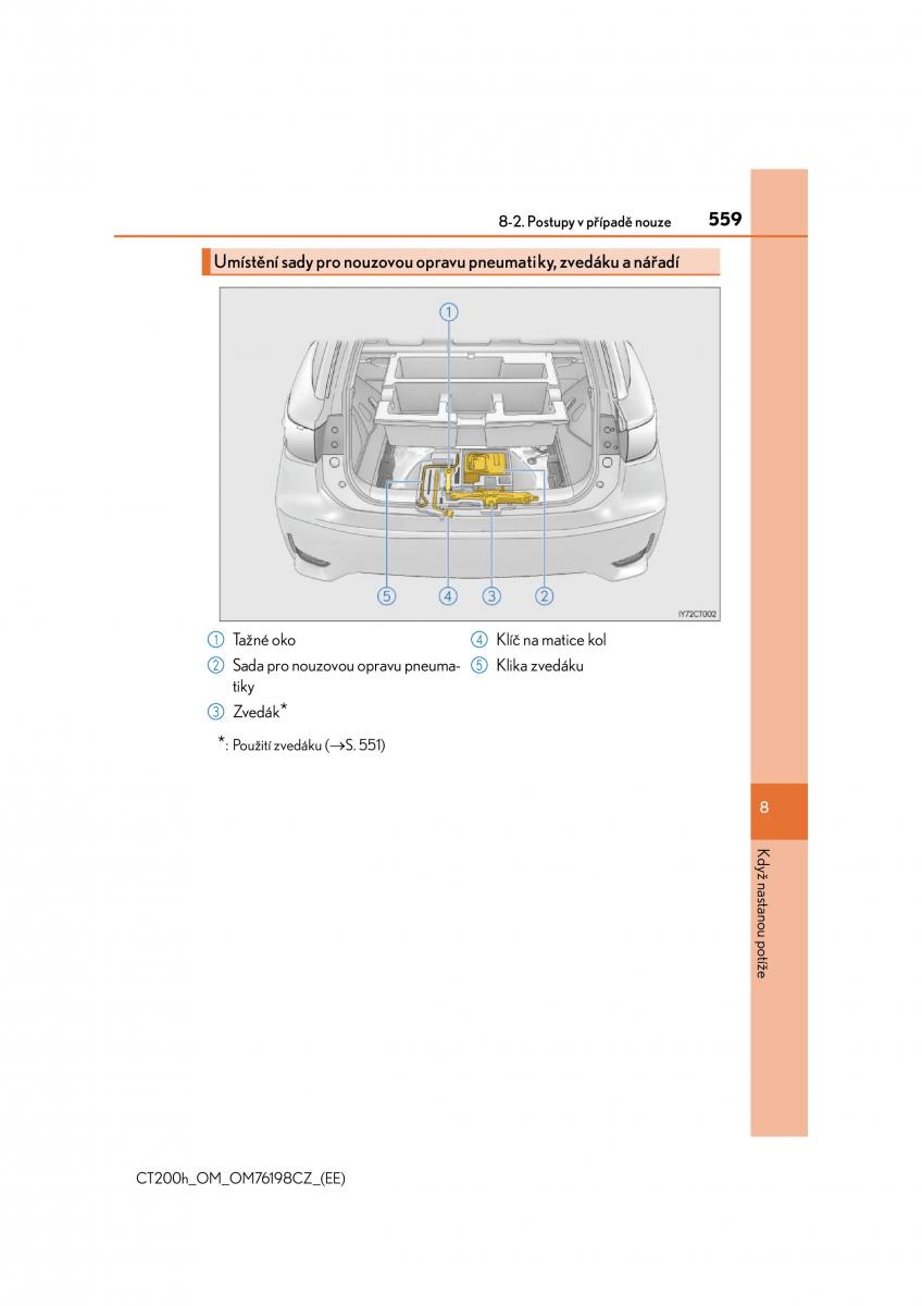 Lexus CT200h navod k obsludze / page 559