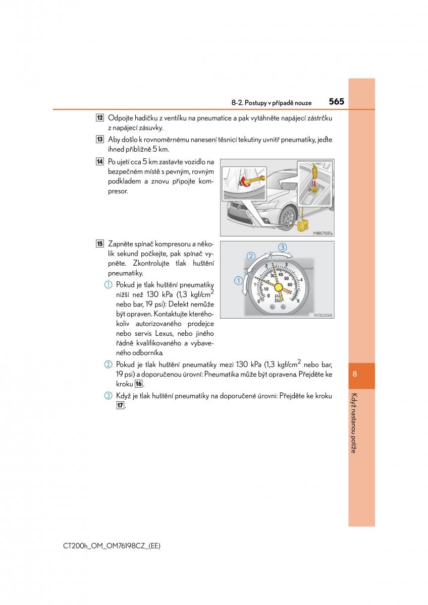 Lexus CT200h navod k obsludze / page 565