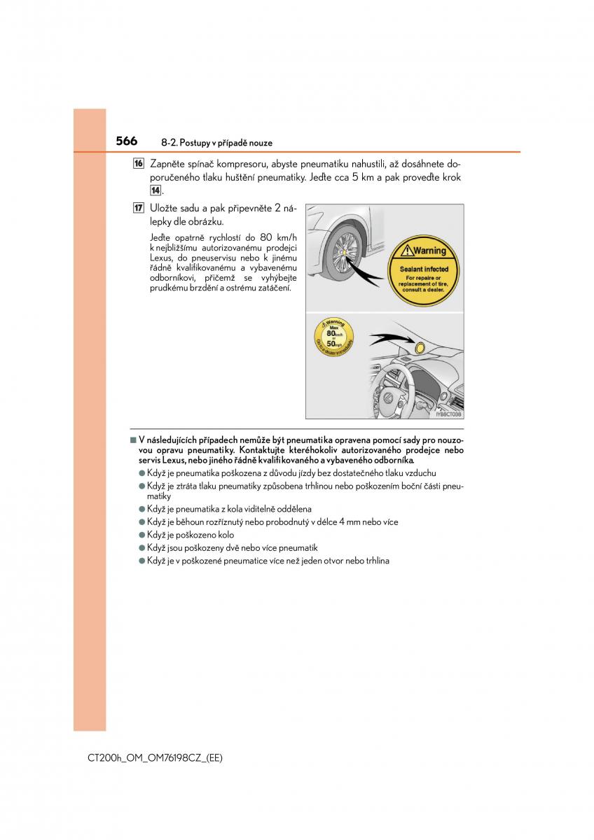 Lexus CT200h navod k obsludze / page 566